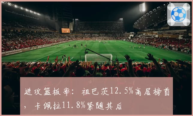 进攻篮板率:祖巴茨12.5%高居榜首,卡佩拉11.8%紧随其后